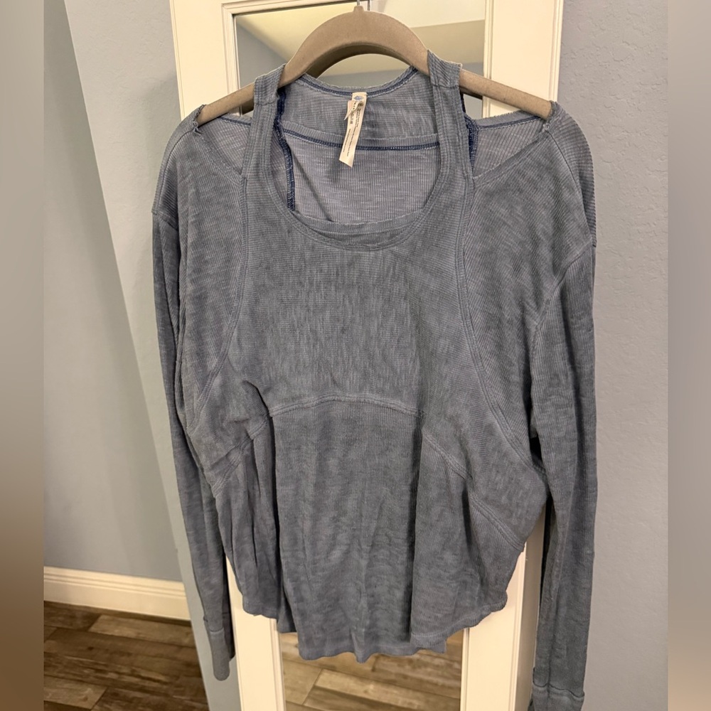 FP Movement Blue Long Sleeve Women's Top